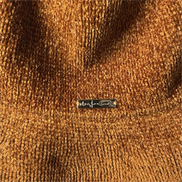 Chenille Knit Bucket Hat Women's Caramel One Size - Picture 2 of 3